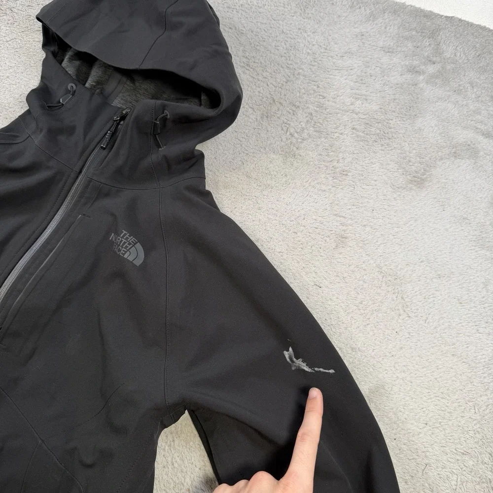 The North Face Jacket Mens Large Black Apex Flex Goretex Outdoor Waterproof Zip